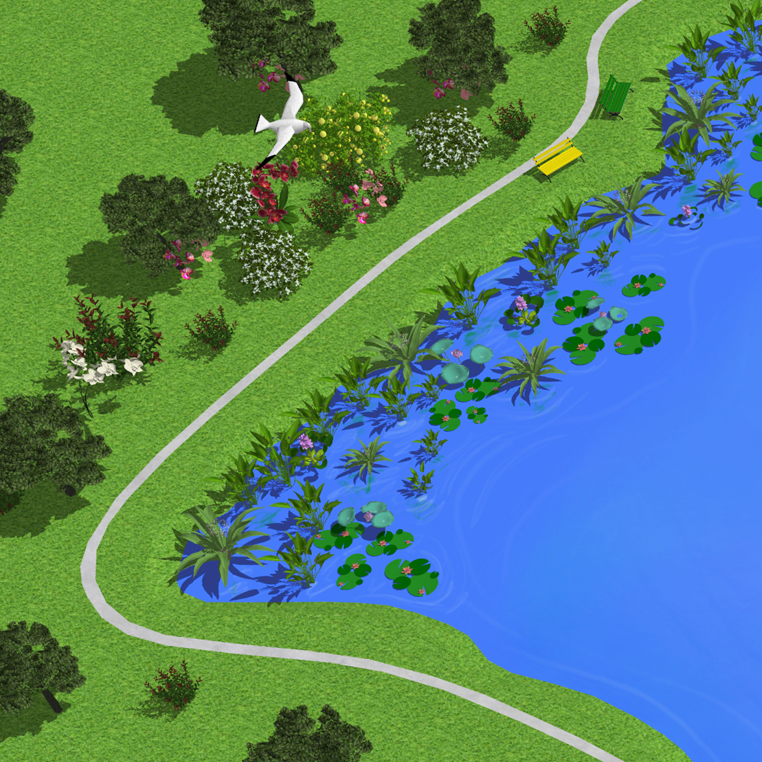 Cropped view of map