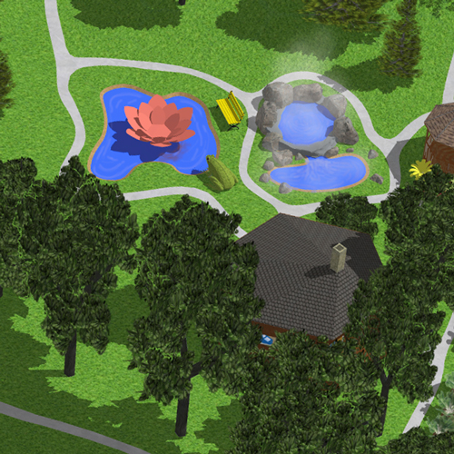 Cropped view of map